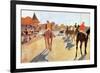 Grand Stand-Edgar Degas-Framed Art Print