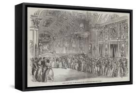 Grand State Ball at the Palace of the Luxembourg-null-Framed Stretched Canvas