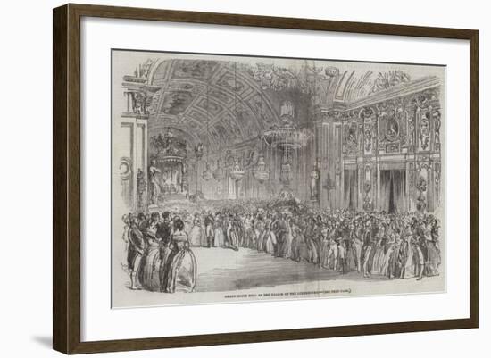 Grand State Ball at the Palace of the Luxembourg-null-Framed Giclee Print