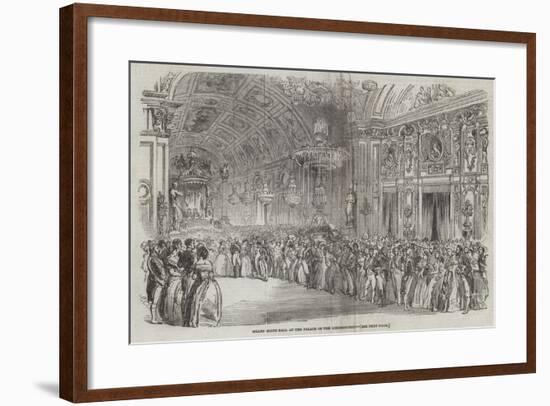 Grand State Ball at the Palace of the Luxembourg-null-Framed Giclee Print