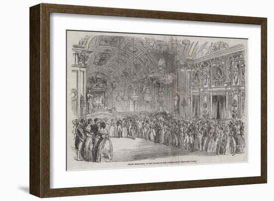 Grand State Ball at the Palace of the Luxembourg-null-Framed Giclee Print