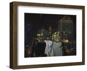 Grand Still-Life with Golden Goblet and Fruit, 1640-Jan Davidsz. de Heem-Framed Giclee Print