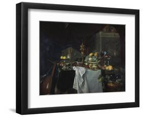 Grand Still-Life with Golden Goblet and Fruit, 1640-Jan Davidsz. de Heem-Framed Giclee Print