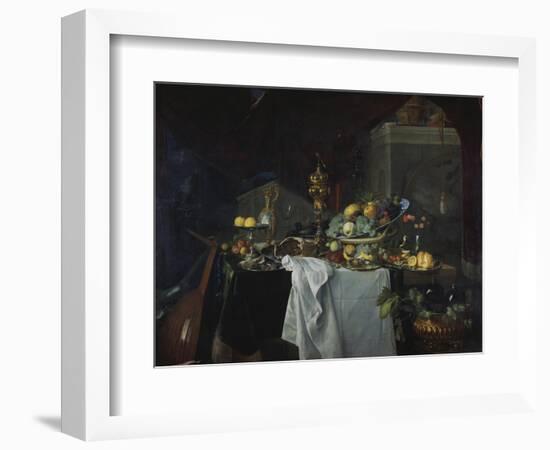 Grand Still-Life with Golden Goblet and Fruit, 1640-Jan Davidsz. de Heem-Framed Giclee Print