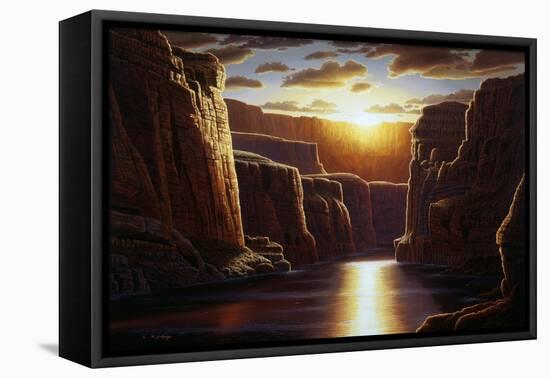 Grand Sunrise-R.W. Hedge-Framed Stretched Canvas