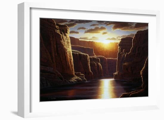 Grand Sunrise-R.W. Hedge-Framed Giclee Print