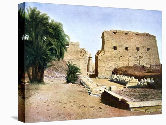 Grand Temple of Amun-Re, Karnak, Luxor, Egypt, 20th Century-null-Stretched Canvas