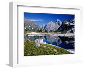 Grand Teton Behind Lake Solitude-James Randklev-Framed Photographic Print