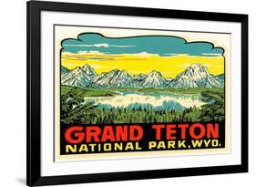 Grand Teton Decal-null-Framed Art Print