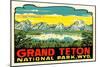 Grand Teton Decal-null-Mounted Premium Giclee Print