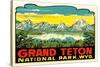 Grand Teton Decal-null-Stretched Canvas