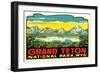 Grand Teton Decal-null-Framed Art Print