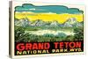 Grand Teton Decal-null-Stretched Canvas