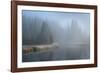 Grand Teton Lake Fog-Alan Majchrowicz-Framed Photographic Print