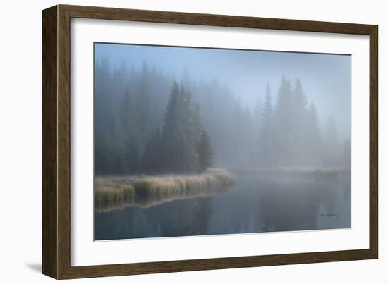 Grand Teton Lake Fog-Alan Majchrowicz-Framed Photographic Print