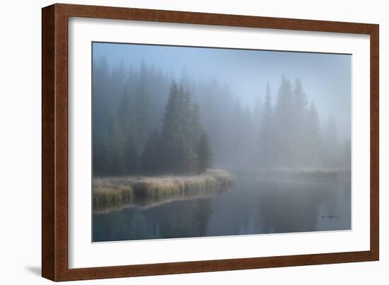 Grand Teton Lake Fog-Alan Majchrowicz-Framed Photographic Print