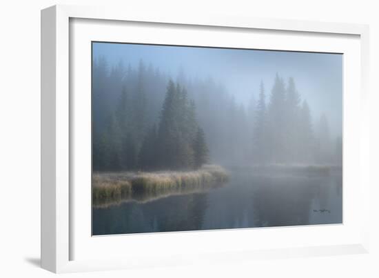 Grand Teton Lake Fog-Alan Majchrowicz-Framed Photographic Print