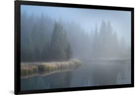 Grand Teton Lake Fog-Alan Majchrowicz-Framed Photographic Print