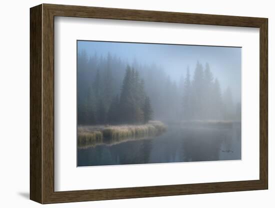 Grand Teton Lake Fog-Alan Majchrowicz-Framed Photographic Print