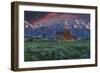 Grand Teton Mormon Barn at Sunrise-Galloimages Online-Framed Photographic Print