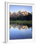 Grand Teton Mountains Reflecting in the Snake River at Sunrise, Grand Teton National Park, Wyoming-Christopher Talbot Frank-Framed Photographic Print