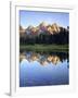 Grand Teton Mountains Reflecting in the Snake River at Sunrise, Grand Teton National Park, Wyoming-Christopher Talbot Frank-Framed Photographic Print