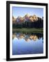 Grand Teton Mountains Reflecting in the Snake River at Sunrise, Grand Teton National Park, Wyoming-Christopher Talbot Frank-Framed Photographic Print