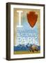 Grand Teton National Park, Arizona - I Heart Teton-Lantern Press-Framed Art Print