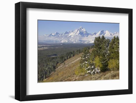 Grand Teton National Park, Autumn Snow-Ken Archer-Framed Photographic Print