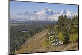 Grand Teton National Park, Autumn Snow-Ken Archer-Mounted Photographic Print