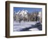 Grand Teton National Park Covered in Snow, Wyoming, USA-Scott T. Smith-Framed Photographic Print