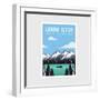 Grand Teton National Park Park Poster Vector Illustration Design-DOMSTOCK-Framed Photographic Print