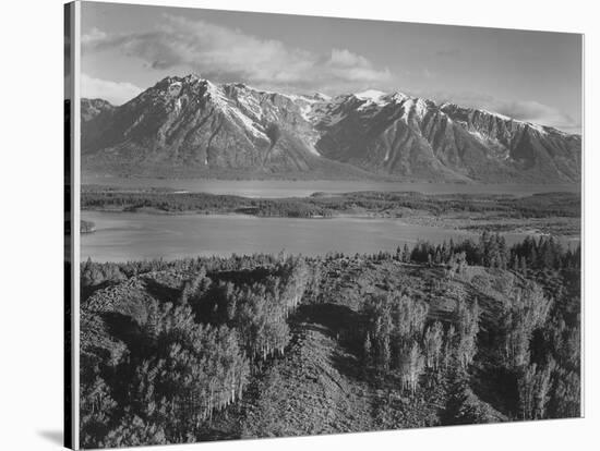 Grand Teton, National Park Wyoming, Geology, Geological 1933-1942-Ansel Adams-Stretched Canvas