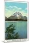 Grand Teton National Park, Wyoming, Jackson Lake View of Stately Mount Moran-Lantern Press-Mounted Art Print