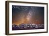 Grand Teton National Park, Wyoming - Milky Way-Lantern Press-Framed Art Print