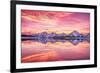 Grand Teton National Park, Wyoming - Sunset and Jackson Lake-Lantern Press-Framed Premium Giclee Print