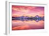 Grand Teton National Park, Wyoming - Sunset and Jackson Lake-Lantern Press-Framed Art Print