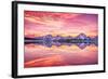 Grand Teton National Park, Wyoming - Sunset and Jackson Lake-Lantern Press-Framed Art Print