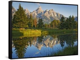 Grand Teton National Park, Wyoming, USA-Charles Gurche-Framed Stretched Canvas