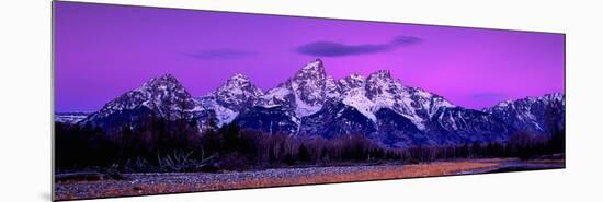 Grand Teton National Park X-Ike Leahy-Mounted Premium Giclee Print