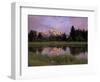 Grand Teton Range and Reflection from Schwabacher Landing, Grand Teton National Park, Wyoming, USA-Jamie & Judy Wild-Framed Photographic Print