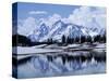 Grand Teton Reflected in Lake-Chris Rogers-Stretched Canvas