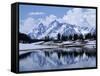 Grand Teton Reflected in Lake-Chris Rogers-Framed Stretched Canvas