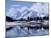 Grand Teton Reflected in Lake-Chris Rogers-Mounted Premium Photographic Print