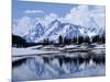 Grand Teton Reflected in Lake-Chris Rogers-Mounted Photographic Print
