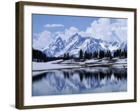 Grand Teton Reflected in Lake-Chris Rogers-Framed Photographic Print