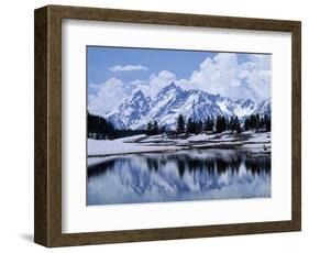 Grand Teton Reflected in Lake-Chris Rogers-Framed Photographic Print