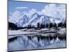 Grand Teton Reflected in Lake-Chris Rogers-Mounted Photographic Print