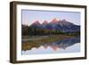 Grand Tetons at Sunrise, Grand Teton National Park, Wyoming, USA-Michel Hersen-Framed Photographic Print