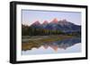 Grand Tetons at Sunrise, Grand Teton National Park, Wyoming, USA-Michel Hersen-Framed Photographic Print